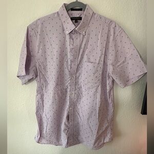 Men's Light Purple Shirt with Small Print